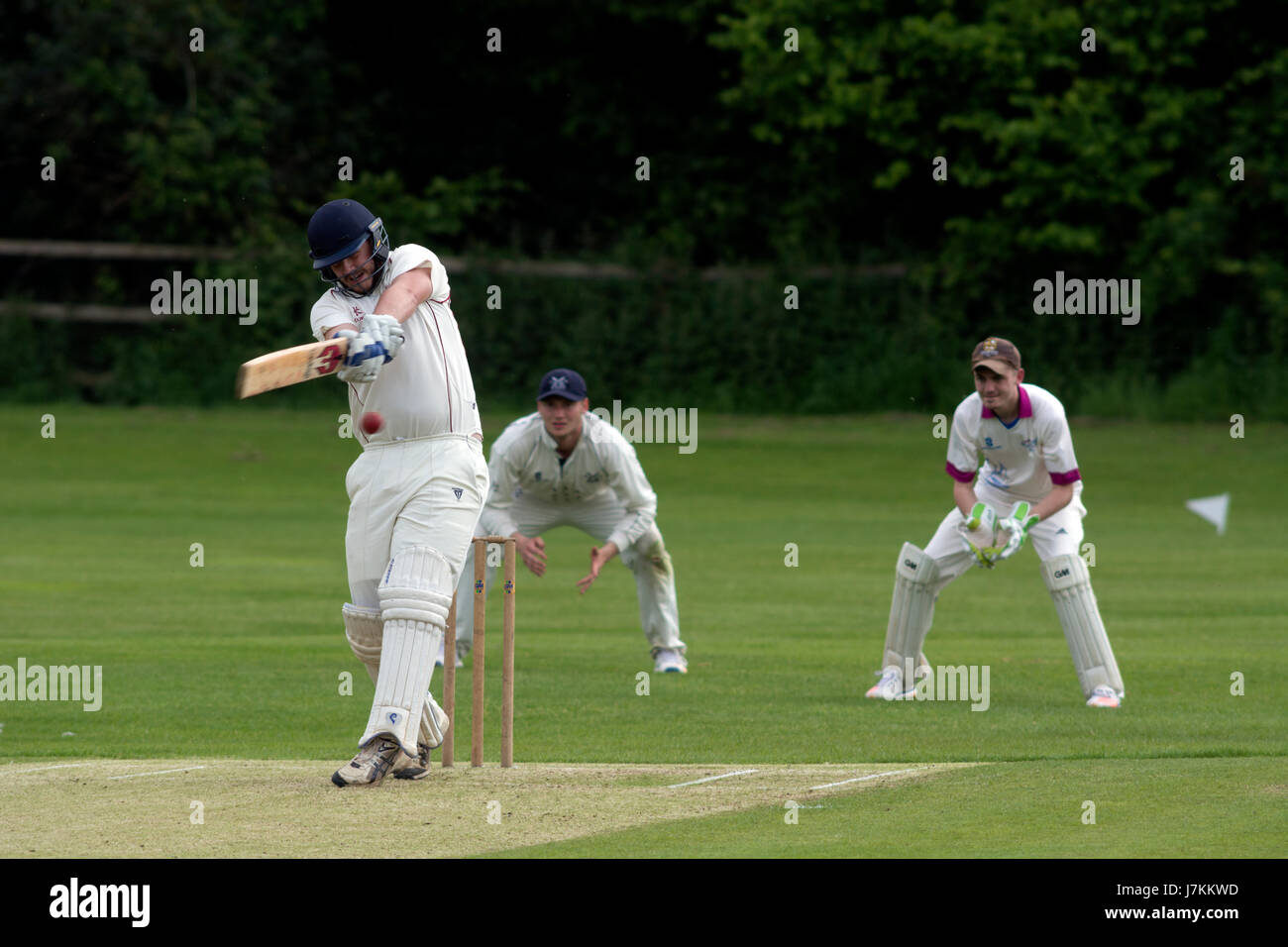 University sport, UK - men`s cricket Stock Photo